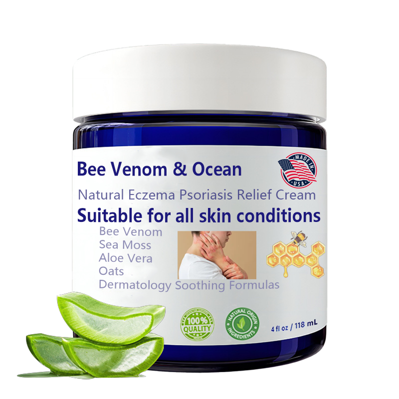🌞Bee Venom & Ocean Natural Eczema Psoriasis Relief Cream (For all skin conditions)