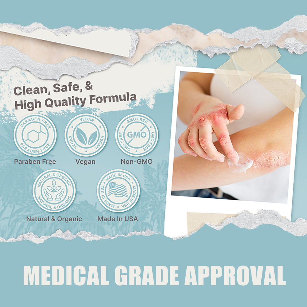 🌞Bee Venom & Ocean Natural Eczema Psoriasis Relief Cream (For all skin conditions)