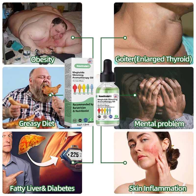 VanaSculpt® Meglutide Slimming Aromatherapy Oil - Made & Shipped From the USA👩⚕️